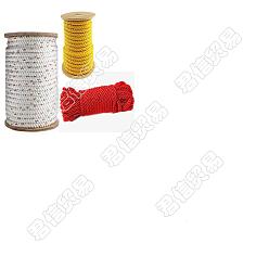 Caqui Claro Benecreat hilo de nailon, para decorar el hogar, tapicería, amarre de cortina, cordón de honor, caqui claro, 8 mm, 20 m / rollo