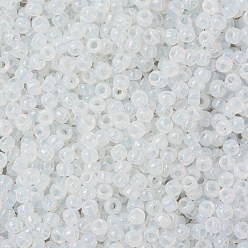 (1141) Translucent White Круглые бусины toho, японский бисер, (1141) полупрозрачный белый, 11/0, 2.2 мм, отверстие : 0.8 мм, Около 5555 шт / 50 г