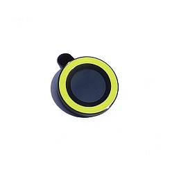 Jaune Vert Film de lentille de téléphone portable en alliage de verre et d'aluminium, accessoires de protection des lentilles, compatible avec le protecteur d'objectif d'appareil photo 13/14/15 pro & pro max, jaune vert, emballage: 9x5.5x0.8 cm, 3 pièces / kit