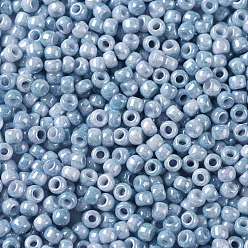 (1205) Opaque Cream Denim Marbled TOHO Round Seed Beads, Japanese Seed Beads, (1205) Opaque Cream Denim Marbled, 11/0, 2.2mm, Hole: 0.8mm, about 1110pcs/bottle, 10g/bottle