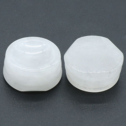 Cristal de cuarzo Soporte de base de exhibición de cristal de cuarzo natural para cristal, soporte de esfera de cristal, 2.7x1.2 cm