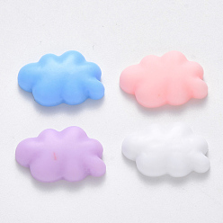 (52) Непрозрачная лаванда Кабошоны из смолы, облако, разноцветные, 22x14x6 мм