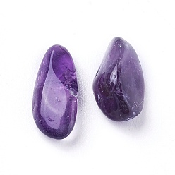 Amethyst Natural Amethyst Beads, Undrilled/No Hole, Chips, 6~17x4~9x2~6mm, about 100g/bag
