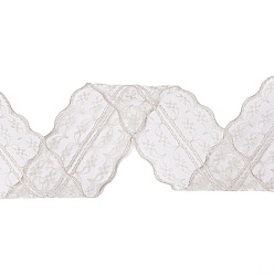 Kaki Foncé Bordure en dentelle de polyester, ruban de dentelle pour la décoration de couture, kaki foncé, 45mm, environ 1- 3/4 pouce (45 mm) de large, environ 10.93 yards (10m)/rouleau