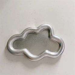 Cloud Placa de resina de joyería, bandeja de almacenamiento para anillos, , pendiente, nube, 105x70 mm