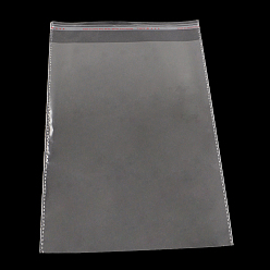 Прозрачный OPP мешки целлофана, прямоугольные, прозрачные, 24x20 см, односторонняя толщина: 0.035 мм, внутренняя мера: 21x19 см