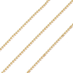 Real 14K Gold Plated Brass Ball Chains, Soldered, Real 14K Gold Filled Chains, Real 14K Gold Plated, Link: 1mm