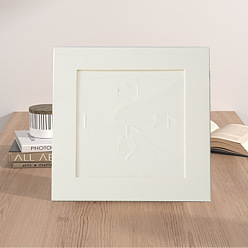 Square Paper Photo Frame Picture Frame, for DIY Hanging Photo Wall Mounting Frame, Square, 150x150mm