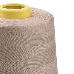 Wheat Polyester Sewing Thread Cords, For Cloth or DIY Craft, Wheat, 0.1mm, about 7000yards/roll