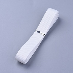 Белый Репсовые ленты , полиэфирные ленты, белые, 5/8 дюйм (16 мм), около 1 ярд / прядь (0.9144 м / прядь)