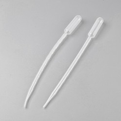 Белый Одноразовые пластиковые пипетки для переноса, эфирные масла пипетки слезинка, белые, 290x18.5 мм, емкость: 10 мл (0.34 жидких унций)