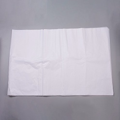 Blanco Papel de seda para envolver a prueba de humedad, para envolver ropa, embalaje de regalo, Rectángulo, blanco, 59x89 cm, 450sheets / bolsa