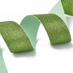 Зеленый лайм Блестящие полиэфирные ленты, блестящая лента, зеленый лайм, 1-1/2 дюйм (38 мм), о 50yards / рулон (45.72 м / рулон)