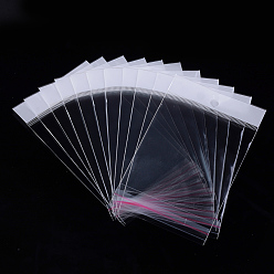Прозрачный OPP мешки целлофана, прямоугольные, прозрачные, 15x9 см, односторонняя толщина: 0.045 мм, внутренняя мера: 10.4x9 см
