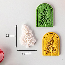 Leaf Plastic Clay Pressed Molds Set, Clay Cutters, Clay Modeling Tools, Leaf, 3.6x2.3cm
