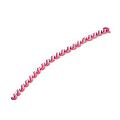 Camellia Polymer Clay Hair Styling Braider Chip, Twist Barrette Spiral Spin Hair Braider Tool, for Girls Women, Camellia, 210~228x2mm