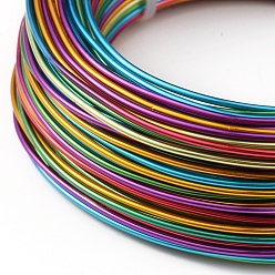 Colorful Round Aluminum Wire, Colorful, 1.5mm, about 41.6m/roll