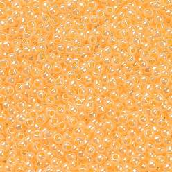 (148) Ceylon Peach Cobbler Toho perles de rocaille rondes, perles de rocaille japonais, (148) cordonnier de pêche de Ceylan, 11/0, 2.2mm, Trou: 0.8mm, à propos 1111pcs / bouteille, 10 g / bouteille
