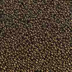 (223) Antique Bronze Toho perles de rocaille rondes, perles de rocaille japonais, (223) bronze antique, 11/0, 2.2mm, Trou: 0.8mm, environ5555 pcs / 50 g