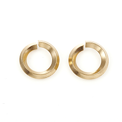 Golden 304 Stainless Steel Jump Ring, Open Jump Rings, Golden, 10 Gauge, 14x2.5mm, Inner Diameter: 9mm