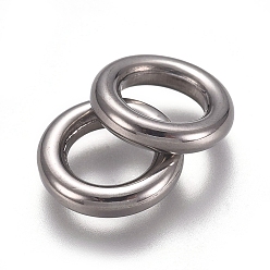 Couleur Acier Inoxydable 304 anneau de liaison en acier inoxydable, anneau, couleur inox, 10x2.5 mm, diamètre intérieur: 6 mm