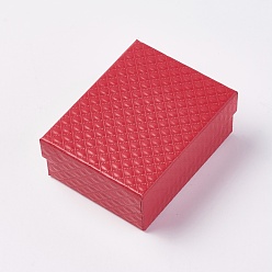Красный Картонная коробка, прямоугольные, красные, 9.75x7.8x3.9 см