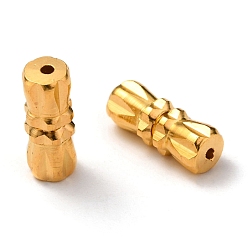 Golden Brass Screw Clasps, Golden, 12x5mm, Hole: 0.5mm