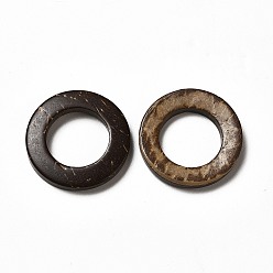 Кокосово-Коричневый Кокосовые связующие кольца, кольцо, кокосового коричневый, 25x3.5 мм