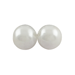 Snow ABS Plastic Imitation Pearl Teardrop Beads, Snow, 22.5x12mm, Hole: 2mm, about 317pcs/500g