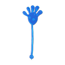 Azul Royal Juguete antiestrés tpr, divertido juguete sensorial inquieto, para aliviar la ansiedad por estrés, mano pegajosa, azul real, 171 mm, agujero: 2 mm