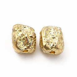 Light Gold Alloy Beads, Long-Lasting Plated, Cadmium Free & Lead Free, Irregular Shape, Light Gold, 6.5x6x5mm, Hole: 1mm