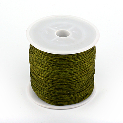 Olive Nylon Thread, Olive, 1mm, about 87.48 yards(80m)/roll