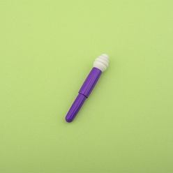 Индиго Пластиковый ручной вспарыватель швов, простота в использовании обрезка удаления нити, для шитья крафта, индиговые, 11x10x79 мм