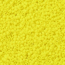 (42F) Opaque Frost Dandelion TOHO Round Seed Beads, Japanese Seed Beads, (42F) Opaque Frost Dandelion, 11/0, 2.2mm, Hole: 0.8mm, about 5555pcs/50g