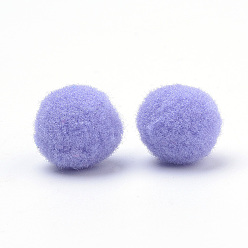 Medium Purple DIY Doll Craft, Polyester Pom Pom Ball, Round, Medium Purple, 14~15mm