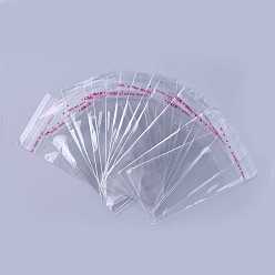 Clear Cellophane Bags, Self Adhesive Sealing, Clear, 8x4cm, Unilateral Thickness: 0.035mm, Inner Measure: 6x4cm