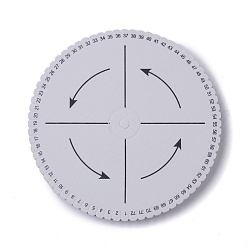 Белый Ева диск диск, доска макраме, браслет плетеный шнур, ремесленный инструмент, плоско-круглые, белые, 16x1.5 см
