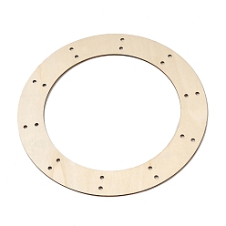 Мокасин Рамки для венков для поделок, деревянные кольца для цветочных композиций, мокасин, 250x2.5 мм, внутренний диаметр: 180 мм