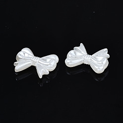 Marfil Cuentas de perlas de imitación de plástico abs, lazo, blanco cremoso, 14x18x5 mm, agujero: 1.6 mm, Sobre 930 unidades / 500 g