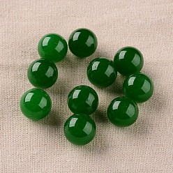 Malaysia Jade Natural Malaysia Jade Round Ball Beads, Gemstone Sphere, No Hole/Undrilled, 16mm