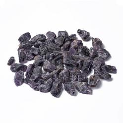 Amethyst Rough Raw Natural Amethyst Beads, for Tumbling, Decoration, Polishing, Wire Wrapping, Wicca & Reiki Crystal Healing, No Hole/Undrilled, Nuggets, 30~50x22~28x15~23mm, about 50pcs/1000g