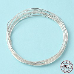 Silver Half Hard 925 Sterling Silver Wire, Round, Silver, (18 Gauge)1mm