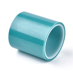 Cadet Blue Seamless Paper Tape, for Metal Frame, Open Bezel Setting, UV Resin, Epoxy Resin Jewelry Craft Making, Cadet Blue, 50mm, about 5m/roll