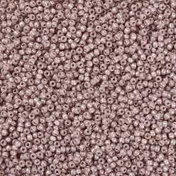 (RR2359) Ópalo de concha plateado Cuentas de rocailles redondas miyuki, granos de la semilla japonés, (rr 2359) concha plateada opal, 8/0, 3 mm, agujero: 1 mm, Sobre 2111~2277 unidades / 50 g