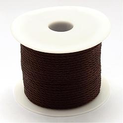 Coconut Brown Nylon Thread, Coconut Brown, 3.0mm, about 27.34 yards(25m)/roll