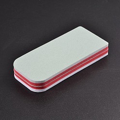 Mixed Color Rectangle Plastic Silver Polishing Stick, Mixed Color, 9x4x1.3cm