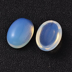 Alice Bleu Cabochons opalite ovales, bleu alice, 8x6x3mm