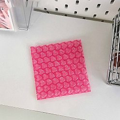 Ярко-Розовый Прямоугольные самозапечатывающиеся почтовые конверты с пузырьками, водонепроницаемый конверт с мягкой подкладкой, принадлежности для макияжа для ювелирных изделий, ярко-розовый, 10.5x10 см