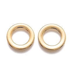 Golden 304 Stainless Steel Linking Rings, Round Rings, Golden, 18x2mm, Hole: 11.5mm