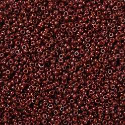 (RR4470) Duracoat Dyed Opaque Maroon MIYUKI Round Rocailles Beads, Japanese Seed Beads, (RR4470) Duracoat Dyed Opaque Maroon, 15/0, 1.5mm, Hole: 0.7mm, about 27777pcs/50g